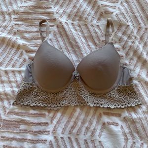 Aerie Nude Lace Bra